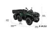 Квадроцикл BRP CAN-AM OUTLANDER 6X6 XU+ 650 T