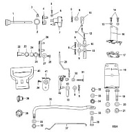 Комплект переделки в дистанционное управление, 895284A02 4-Х ТАКТНОГО ПЛМ MERCURY 8 Серийный номер от 0R042475 и выше