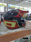 Шлем кроссовый HETOSHI UFD XD1-2 цв. Черно-бело-красный р. S