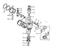 Коленвал, поршни и шатуны (#646-818846) (Часть 2) 2-Х ТАКТНОГО ПЛМ MERCURY 75 Серийный номер от 9483121 до 9506480