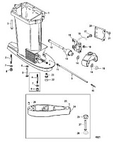 Корпус ведущего вала 2-Х ТАКТНОГО ПЛМ MERCURY 60 Серийный номер от 0P017000 до 0P325499