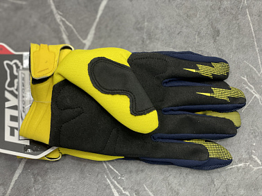 Перчатки взрослые FOX XD2-1 цв. Сине-желтый  р. XL