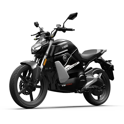 Электромотоцикл WHITE SIBERIA SUPER SOCO TS STREET HUNTER PRO (Черный)